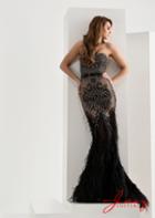 Jasz Couture - 5568 Dress In Black