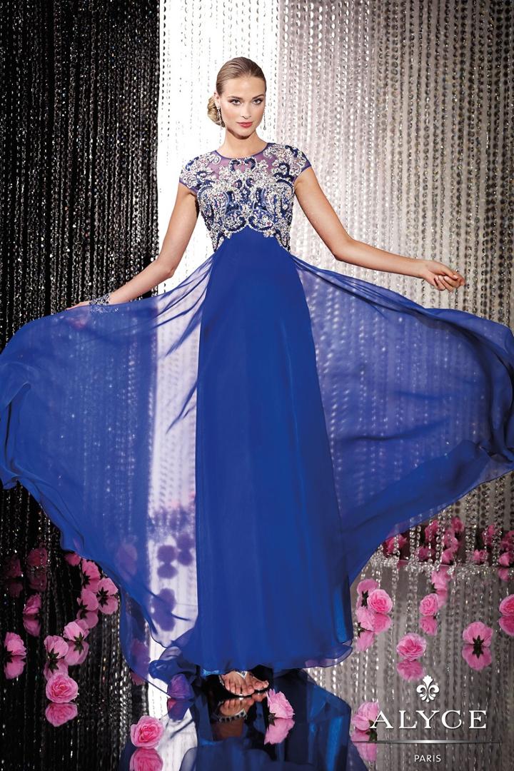 Alyce Paris Black Label - 5578 Dress In Sapphire