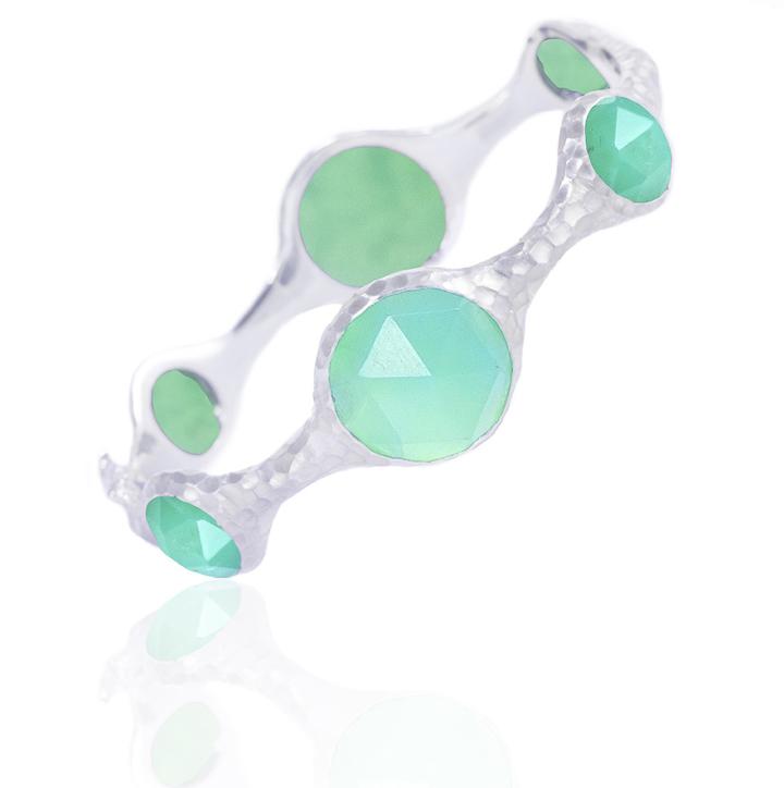 Nina Nguyen Jewelry - Round Silver Bangle