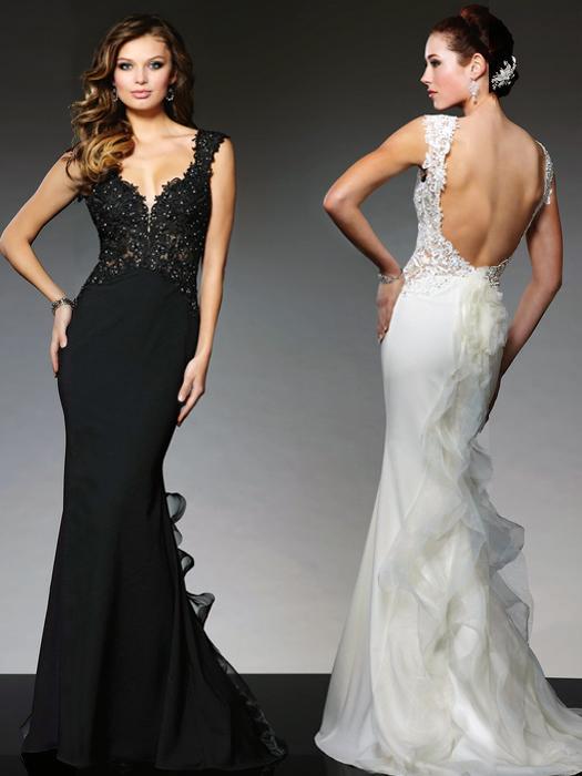 Tb Evenings By Mon Cheri - Tbe21517 Long Dress In Black
