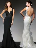 Tb Evenings By Mon Cheri - Tbe21517 Long Dress In Black