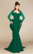 Mnm Couture - 2403 Ruffled Corset Mermaid Gown