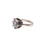 Femme Metale Jewelry - Engaging Ring Clear