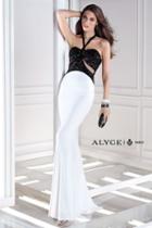 Alyce Paris B'dazzle - 35674 Dress In Ivory Black