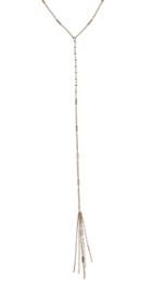 Heather Gardner - Desert Sunshine Lariat In Gold Or Silver W/ Black Diamond Crystal