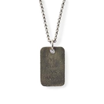 Elizabeth Buenaventura - We Become Our Thoughts Pendant