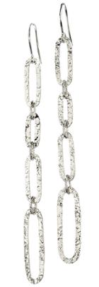 Nina Nguyen Jewelry - Shoulder Duster Silver Earrings