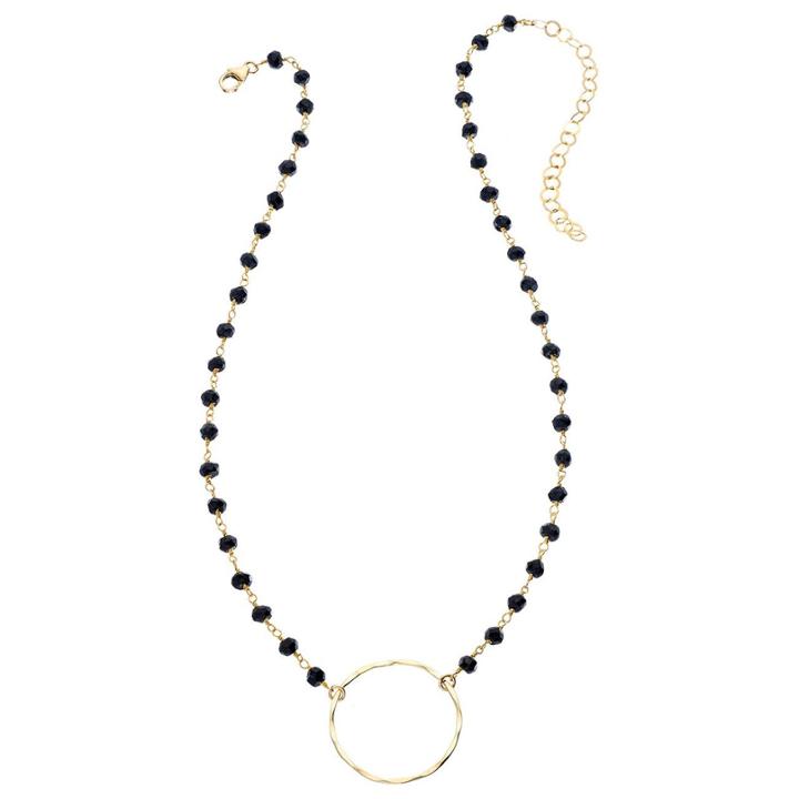 Heather Hawkins - Large Hammered Circle Necklace