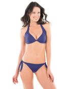 Voda Swim - Navy Envy Push Up Side Coverage Halter