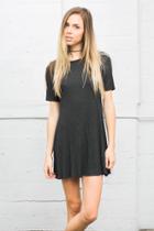 Joah Brown - Oxford Dress In Charcoal