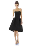 Alfred Sung - D580 Bridesmaid Dress In Black