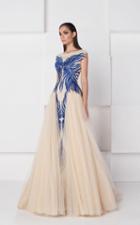 Saiid Kobeisy - Embellished Cap Sleeves Ballgown 2782