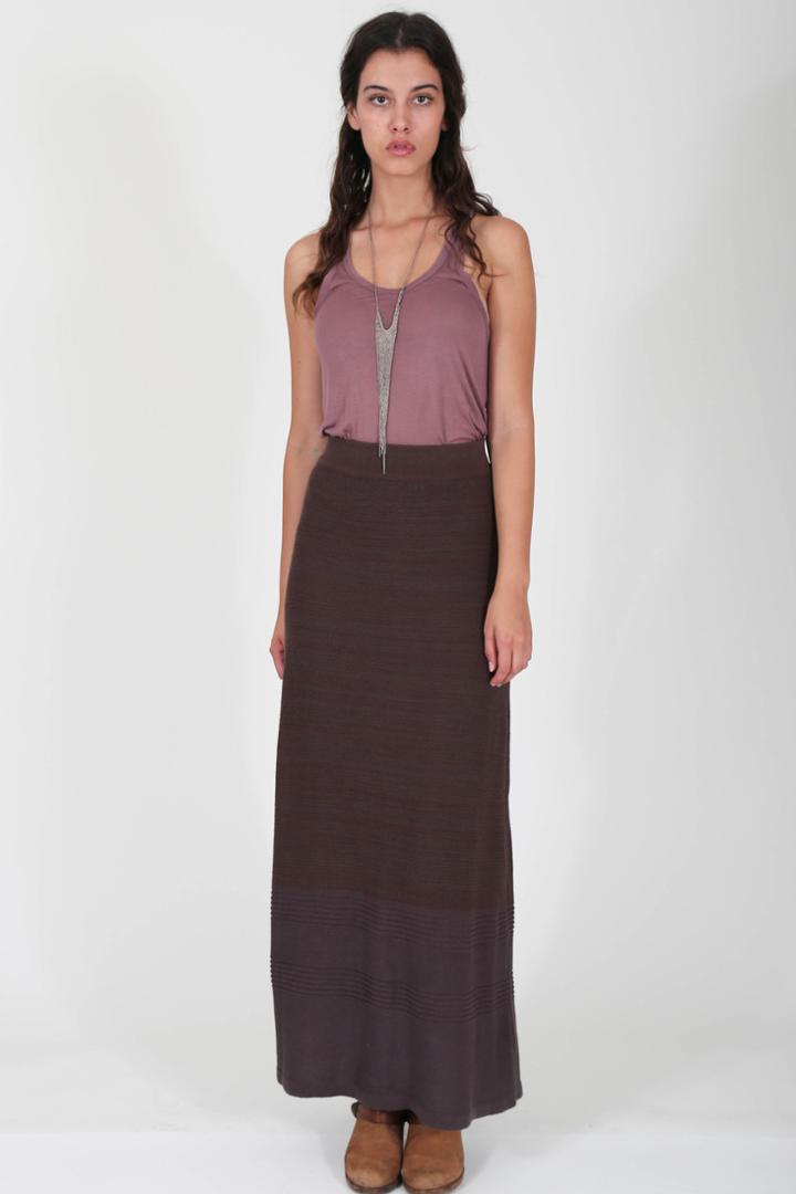 Goddis - Felix Knit Skirt In Indio