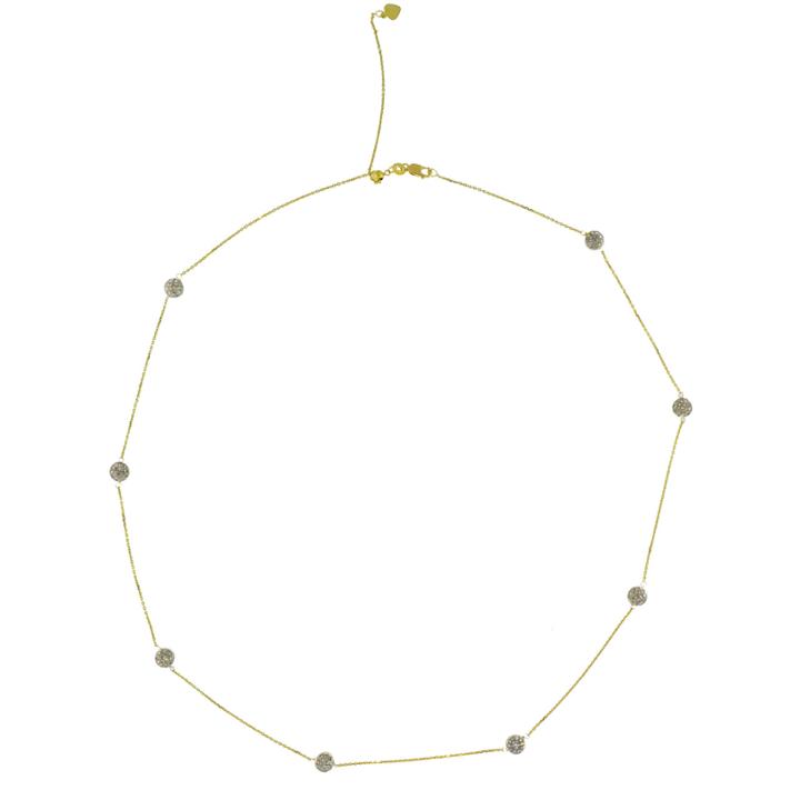 Mabel Chong - Dragonette Pave Diamond Necklace