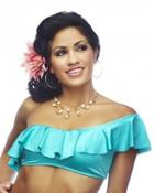 Nicolita Swimwear - Rumba Ruffles Blue One Shoulder Bikini Tube Top