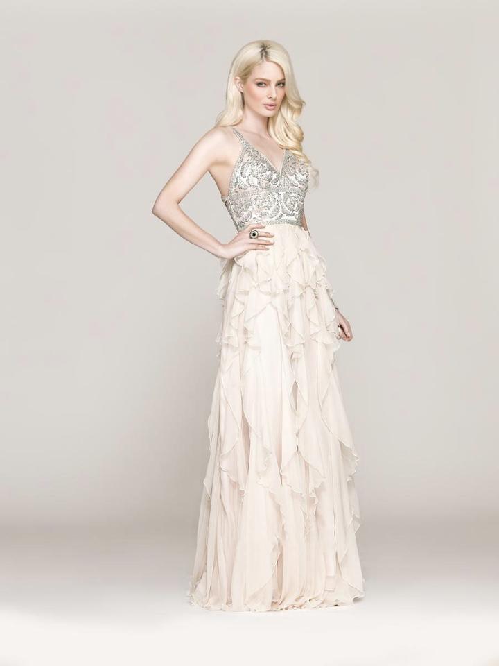 Bg Haute - G3400 Dress In Champagne