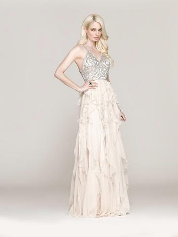Bg Haute - G3400 Dress In Champagne