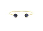 Tresor Collection - Blue Sapphire P/s Bangle In 18k Yellow Gold