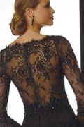 Alyce Paris Black Label - 29723 Beaded Chiffon And Lace Evening Gown