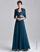 Nina Canacci - M224 Dress In Dark Green