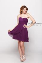 Milano Formals - Strapless Sweetheart Neckline Ruched Mini Dress E1546