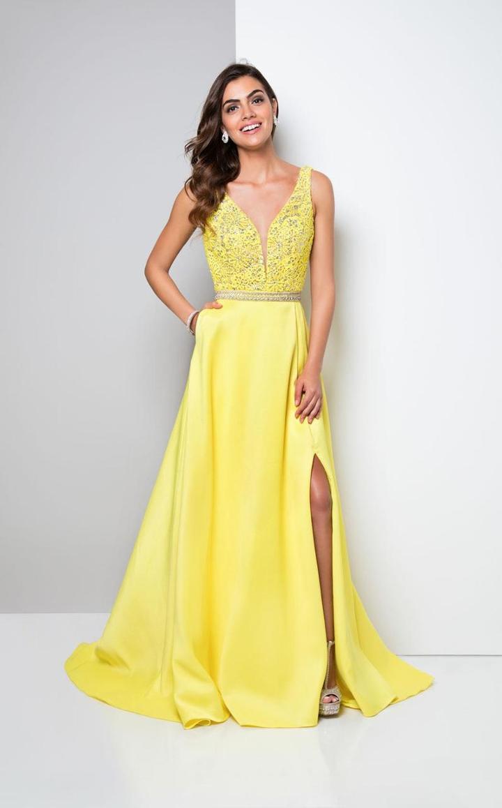 Terani Couture - Jeweled Sleeveless A-line Open Back Dress 1713p2541