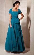 Alyce Paris Black Label - 29264 Square Neck Lace And Chiffon Gown
