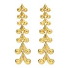 Ben-amun - Helen Of Troy Gold Aphrodite Long Drop Post Earrings