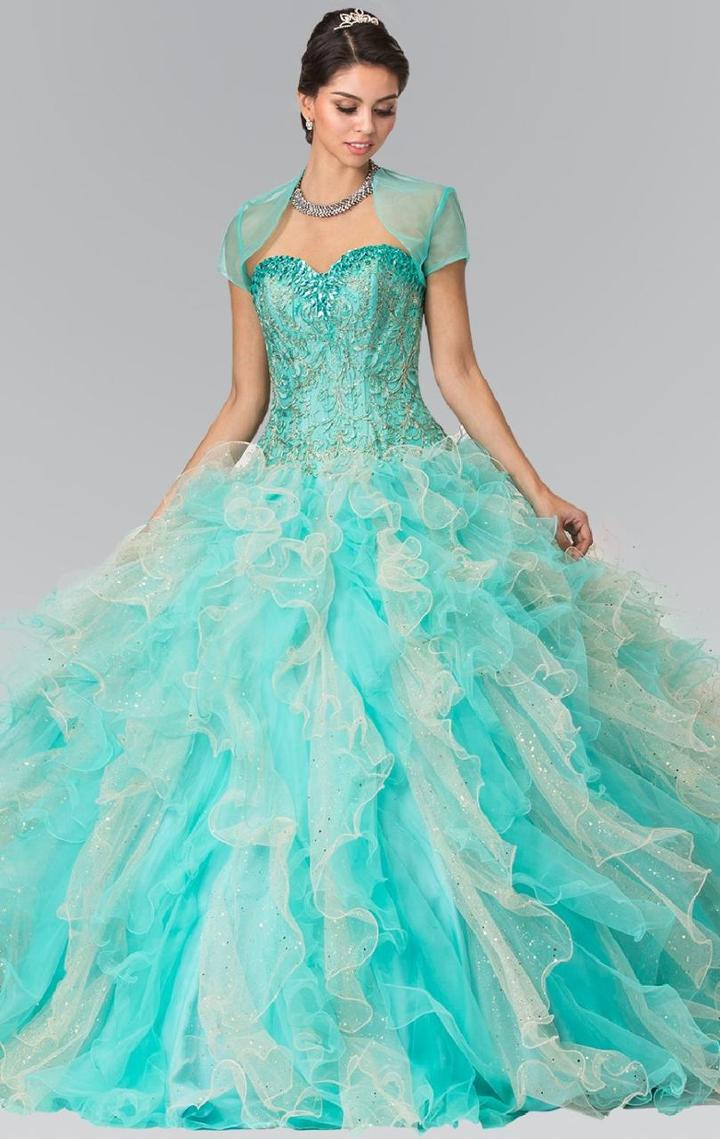 Elizabeth K - Jeweled Sweetheart Ballgown Gl2210