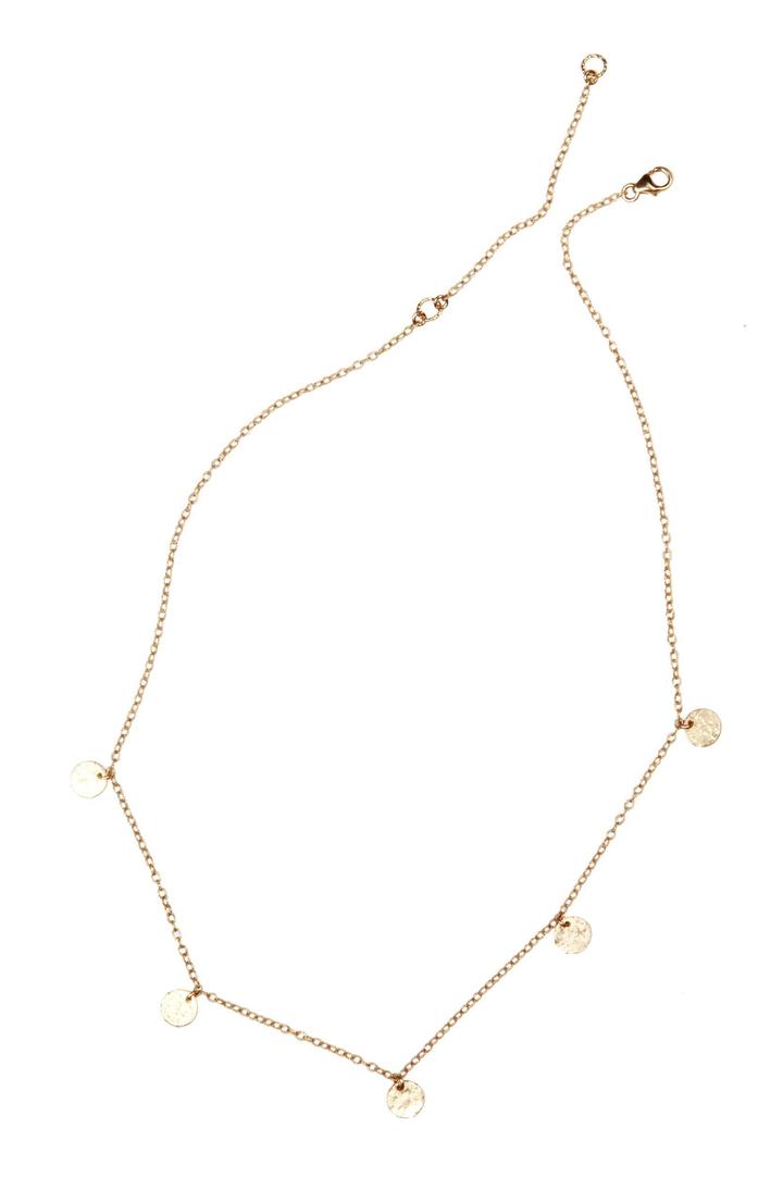 Heather Hawkins - Hammered Tiny Coin Necklace