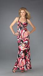 La Femme - Sexy Bejeweled Sweetheart Sheath Dress 13364