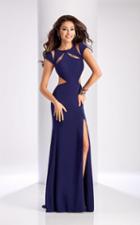 Clarisse - 3089 Sheer Cutout Evening Gown