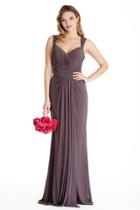 Aspeed - L1694 Ruched V-neck Evening Fitted Dress
