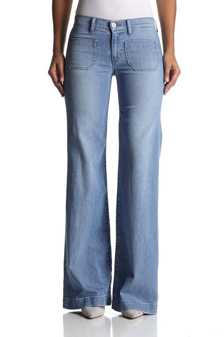 Hudson Jeans - Wm318dxa Libby Midrise Wide Leg Sailor In Glass Shore 2