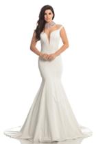 Johnathan Kayne - 8203 Jewel Encrusted Choker Mermaid Gown
