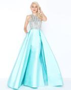 Mac Duggal - 62981m Bedazzled Halter Mermaid Dress