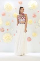 May Queen - High Neck Embellished Two Piece Dress Mq1421