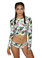 Black Box Swim - Francis Cropped Swim Shirt