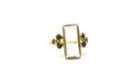 Tresor Collection - 18k Yellow Gold Ring With Crystal And Champagne Diamond