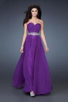 Gigi - 18001 Stardust Dream Strapless Sweetheart A-line Gown