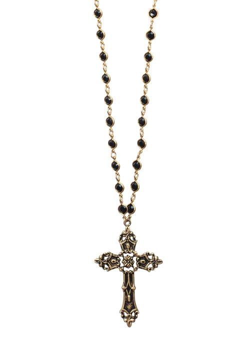 Heather Gardner - Crystal Cross Necklace