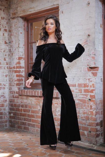 Union Of Angels - Paola Velvet Top