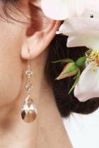 Heather Gardner - Double Crystal Drop Empress Earring