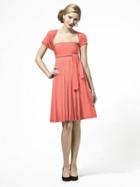 Dessy Collection - Lbtwist Dress In Ginger