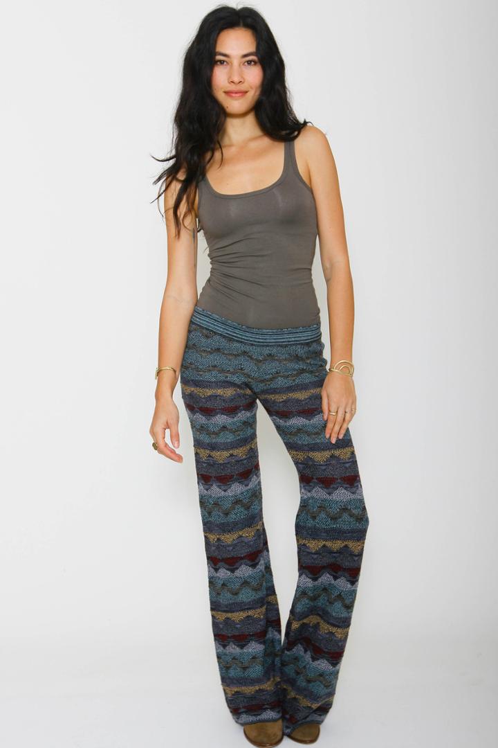Goddis - Dallas Knit Pant In Evening Hush