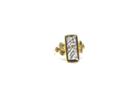 Tresor Collection - 18k Yellow Gold Ring With Black Rutile And Champagne Diamond