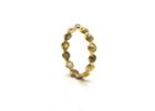 Tresor Collection - Rose Cut Organic Diamond Ring Band In 18k Yellow Gold Default Title