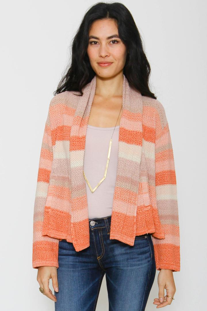 Goddis - Charlott Cropped Cardigan In Toffee Crunch