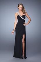 La Femme - 21441 Ruched Sweetheart Sheath Dress