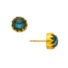 Heather Hawkins - Maleficent Dome Gemstone Stud Earrings